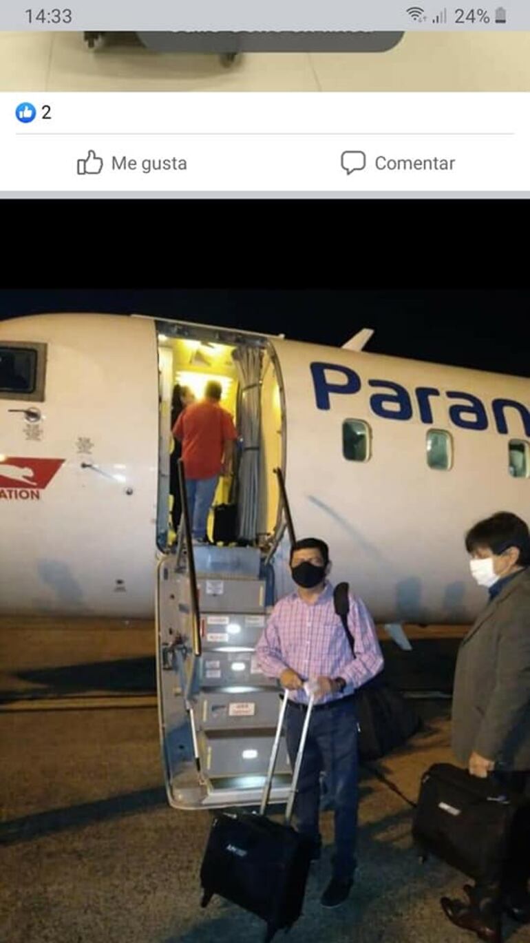 La delegación se encuentra en Montevideo para la final de la Sudamericana