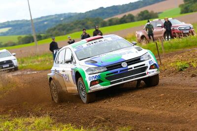 Augusto Bestard y José Luis Díaz (VW Polo GTI R5), tendrán la responsabilidad de abrir camino en la primera etapa del Rally de Erechim. (Foto: JES Audiovisual)