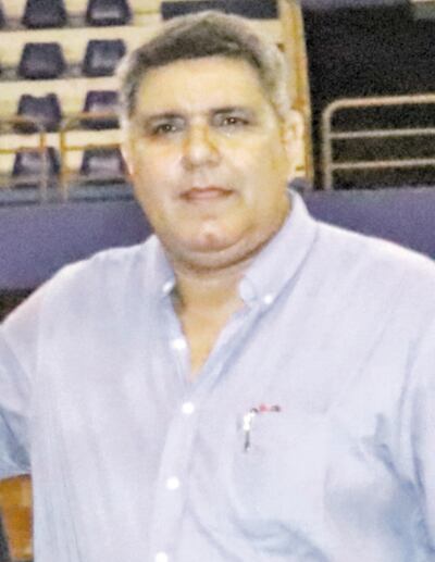 Santiago Ochipinti,  actual presidente de la Confederación Paraguaya de Básquetbol.