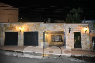 Vivienda asaltada anoche.