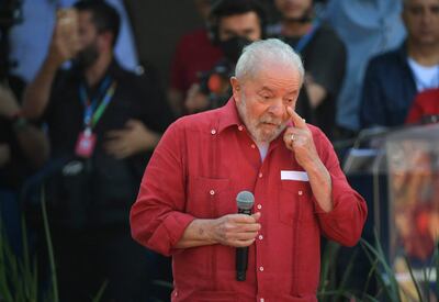 El precandidato brasileño Lula da Silva.