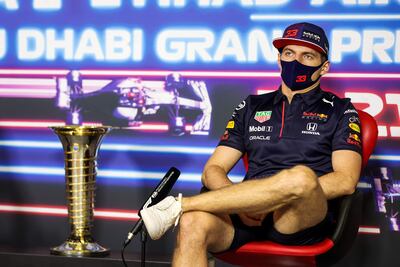 El piloto de Red Bull, Max Verstappen, que el fin de semana puede lograr su primer título de la Fórmula 1.