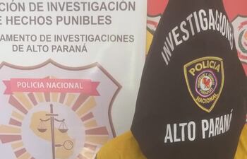 Julio César Acosta Samaniego, detenido.