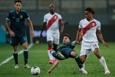 Perú perdió ante Argentina en Lima.