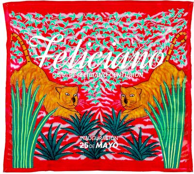 Una de las obras de Feliciano Centurión, utilizada para promocionar la inauguración de la muestra.