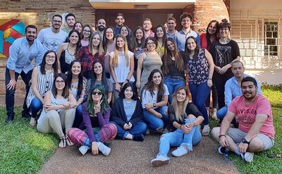 Parte del equipo de la agencia de marketing Brick SA, que     
actualmente  cuenta con imagen totalmente renovada y con clientes importantes.