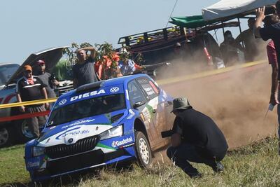 Juan Martín Masi está anotado en la RC2A junto a Rubén García, con el Skoda Fabia Rally2 EVO.