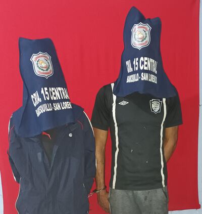 Dos presuntos “robacables” fueron detenidos en flagrancia en Barcequillo, San Lorenzo.