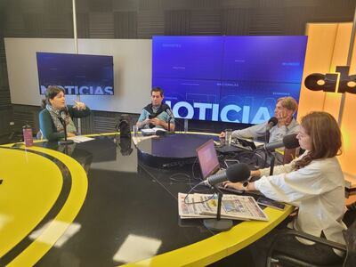 Paola Vaccotti, presidenta de FEIPAR, en estudios de ABC Cardinal 730 AM.