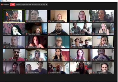El certamen de premiación se realizó en forma virtual.