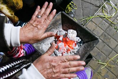 frío, invierno, pronóstico, brasero, temperatura, clima.