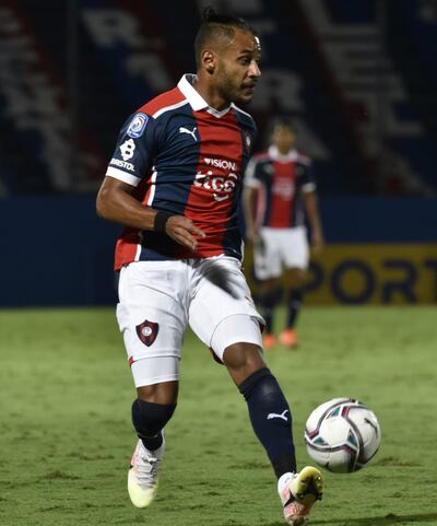 Mateus Gonçalves (26 años), el extremo brasileño del equipo de Cerro Porteño.