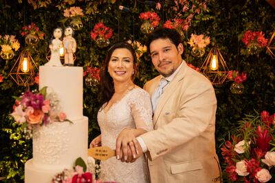 Se casaron Anelyse Cássia Santi y Julio César Paredes Bogado.