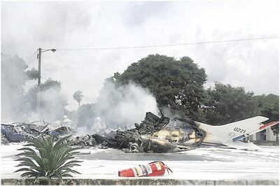 Siete fallecidos en tragedia aérea