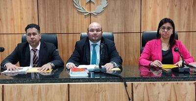 Los jueces que integraron el Tribunal que se encargó del juzgamiento de los acusados.