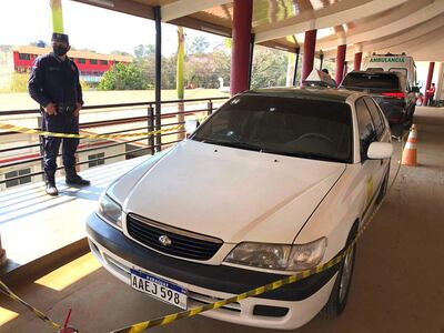 La víctima fue auxiliada en el taxi en el que se encontraba hasta el Hospital Regional de Ciudad del Este.