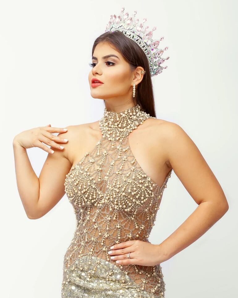 Hermosa. Evelyn Andrade es Miss Eco Paraguay 2023. (Instagram/MGM Producciones)
