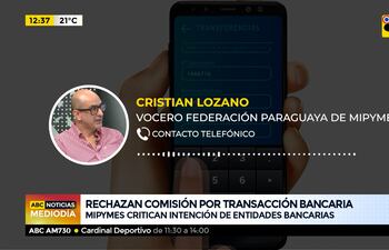 Rechazan comisión por transacción bancaria