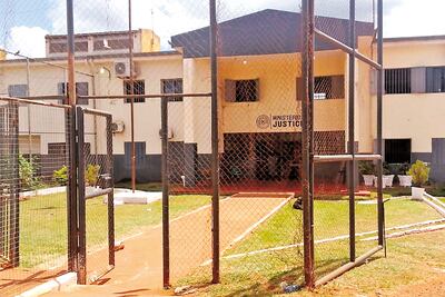 La cárcel regional de Pedro Juan Caballero. Los reclusos del PCC llevaron adelante allí un exitoso plan de fuga.