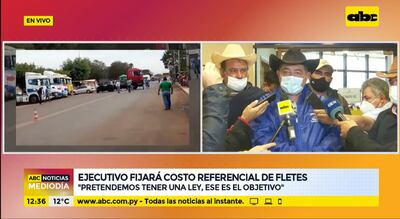 Camioneros insisten con la aprobación de la ley de fletes.