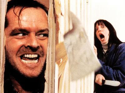 Una de las escenas más emblemáticas de la película "The Shining", de Stanley Kubrick.