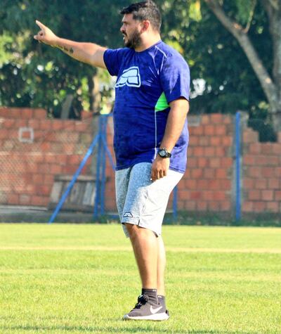 Martínez, estratega del conjunto capiateño.