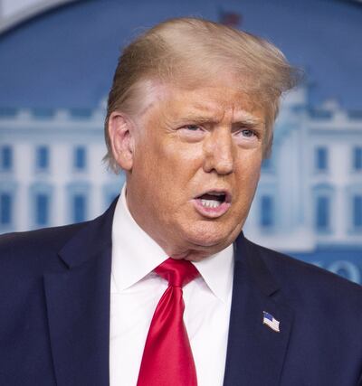 Donald Trump, presidente de los Estados Unidos (republicano).