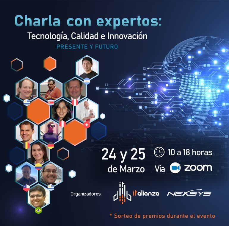 Flyer promocional de la capacitación virtual que se ofrece.