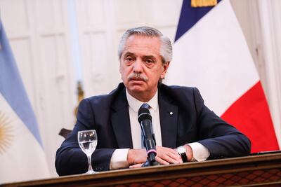 Alberto Fernández, presidente de Argentina.
