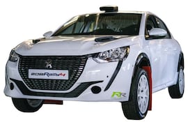 Imponente el Peugeot 208 Rally4 que pronto llega al país para los hermanos Diego y César Cruz.