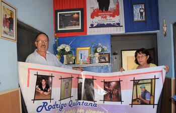Don Fidelino Quintana y Felicita Arrúa, hoy recuerdan el quinto aniversario del crimen de su hijo