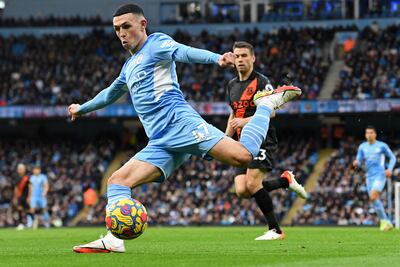 Phil Foden, 21 años, habilidoso centrocampista del Manchester City, actual líder de la Premier League, que hoy recibe a Leicester.