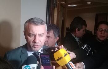 Daniel Centurión, asesor del presidente Mario Abdo Benítez.