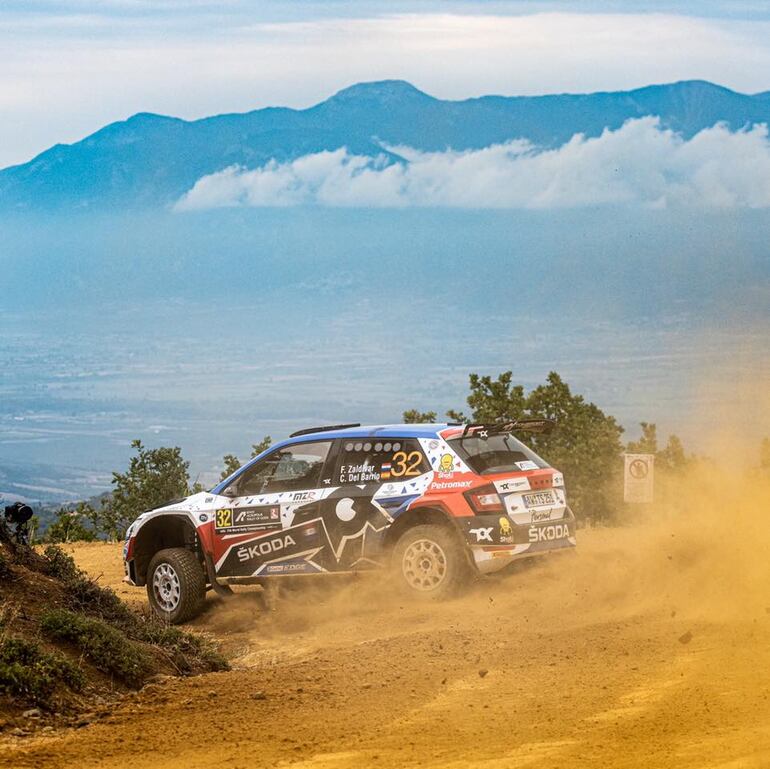 Zaldívar culminó en décimo lugar el rally en la WRC3