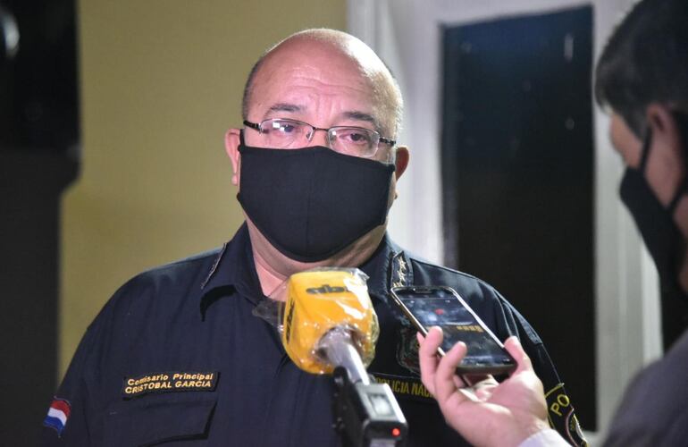 Comisario Cristóbal García, jefe de la 31a. Central.