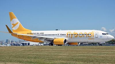 Avión Flybondi.
