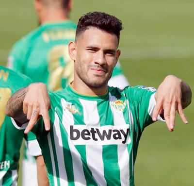 Tony Sanabria (24 años) totaliza 71 partidos y 20 anotaciones con el Betis, 
en dos etapas. (@LaLiga)
