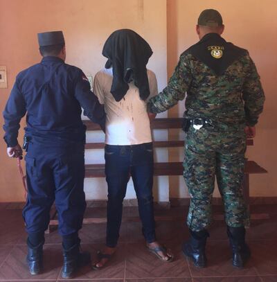 Agentes policiales detuvieron al supuesto autor, identificado como Julio César Benítez Marecos.