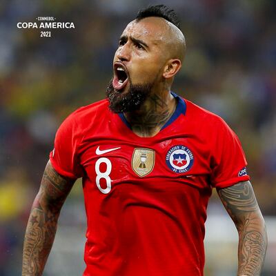 Arturo Erasmo Vidal Pardo, 34 años, la figura estandarte que tiene actualmente la selección de Chile, que hoy mide a Bolivia.