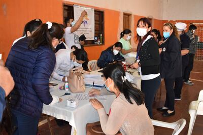 En San Pedro también ya terminan las vacunas.