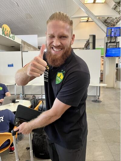 Isidro PItta, delantero paraguayo del Cuiabá, que mañana visita al América de Minas Gerais.