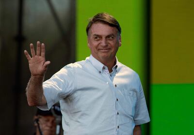 Jair Bolsonaro, presidente de Brasil.