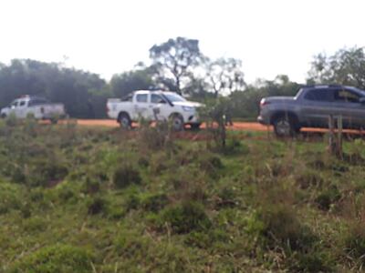 Personal de "Lucha antiabigeato" de Paraguarí indagan sobre el robo y faenamiento vacuno.