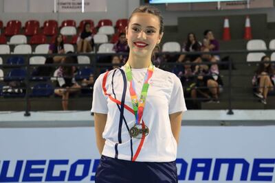 Sofía Granada Echeguren (15), campeona sudamericana.