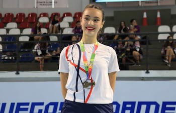 Sofía Granada Echeguren (15), campeona sudamericana.