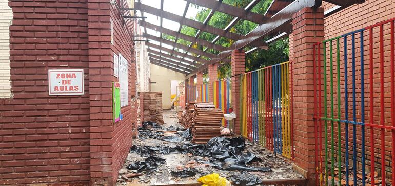 Pabellón del nivel inicial del Centro Regional de Educación, Dr. José G. Rodríguez de Francia.