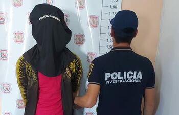 Rubén Darío Gavilán Irala, detenido tras una tarea de inteligencia por parte de agentes de Investigaciones.