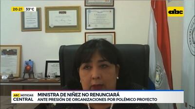 Ministra Teresa Martínez alega que no renunciará