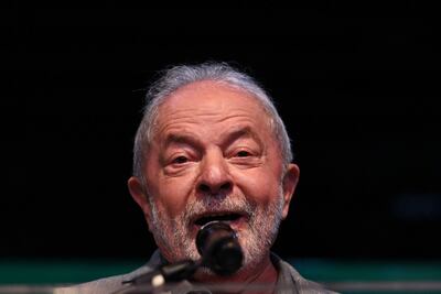 El presidente electo de Brasil, Luiz Inacio Lula da Silva.