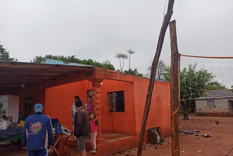 Temporal afectó a varias familias de Liberación